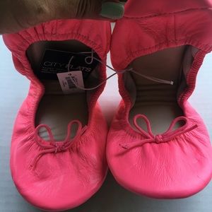 GAP Neon Pink City Flats